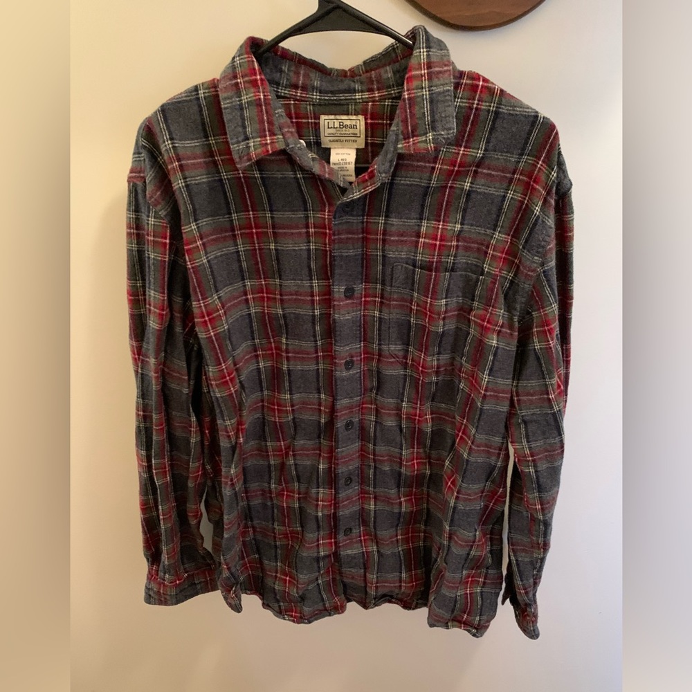 L.L. Bean Slightly Fitted Flannel